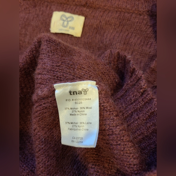 TNA Mohair Wool Cardigan - Picture 4 of 4